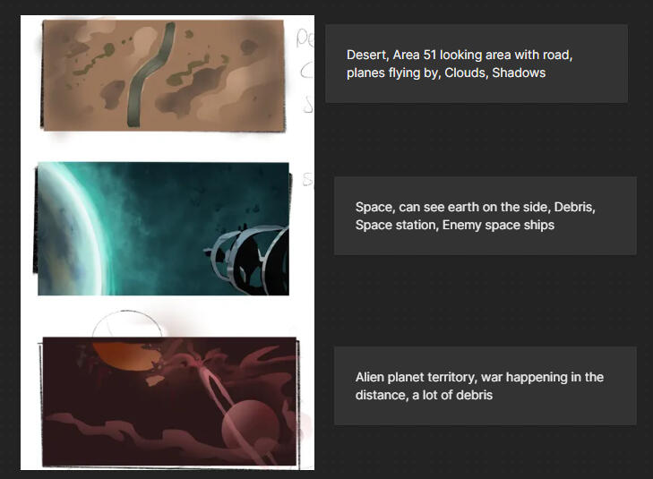 Background Thumbnail Sketches