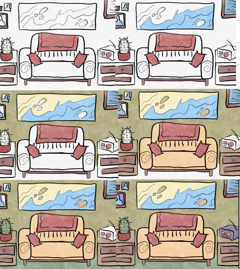 Living Room (All Versions)