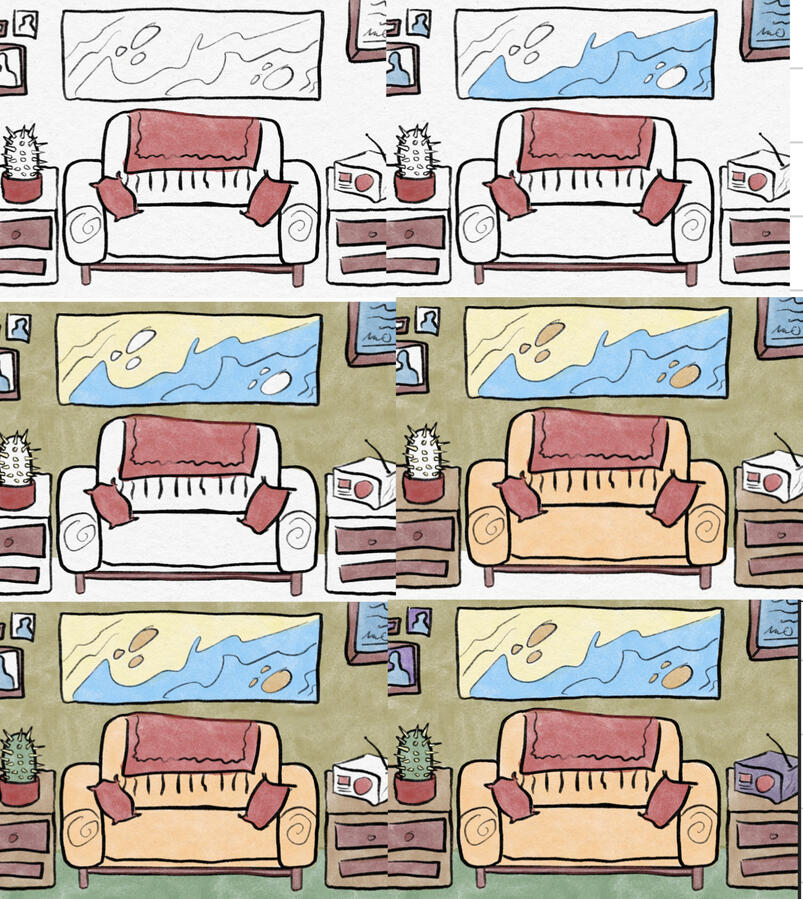 Living Room (All Versions)