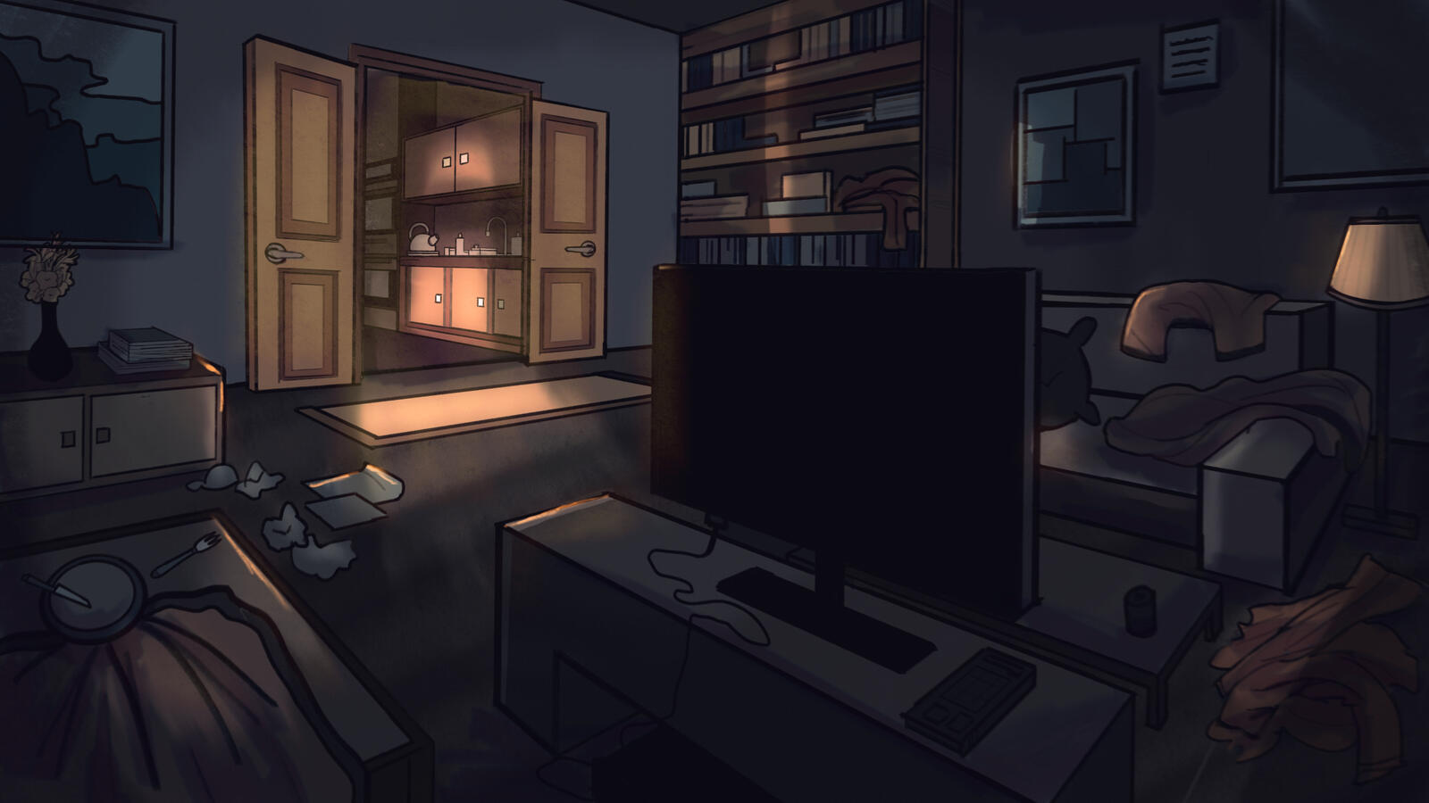 Living Room Cutscene