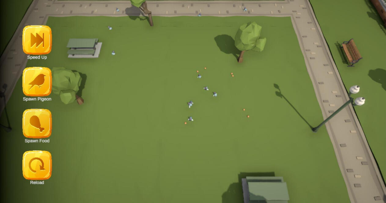 Spawning Pigeons Early Prototype